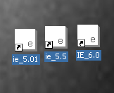 Neue IE Icons