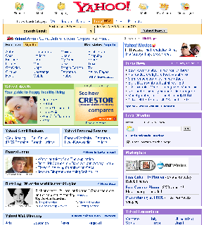 Yahoo mit neuer Homepage